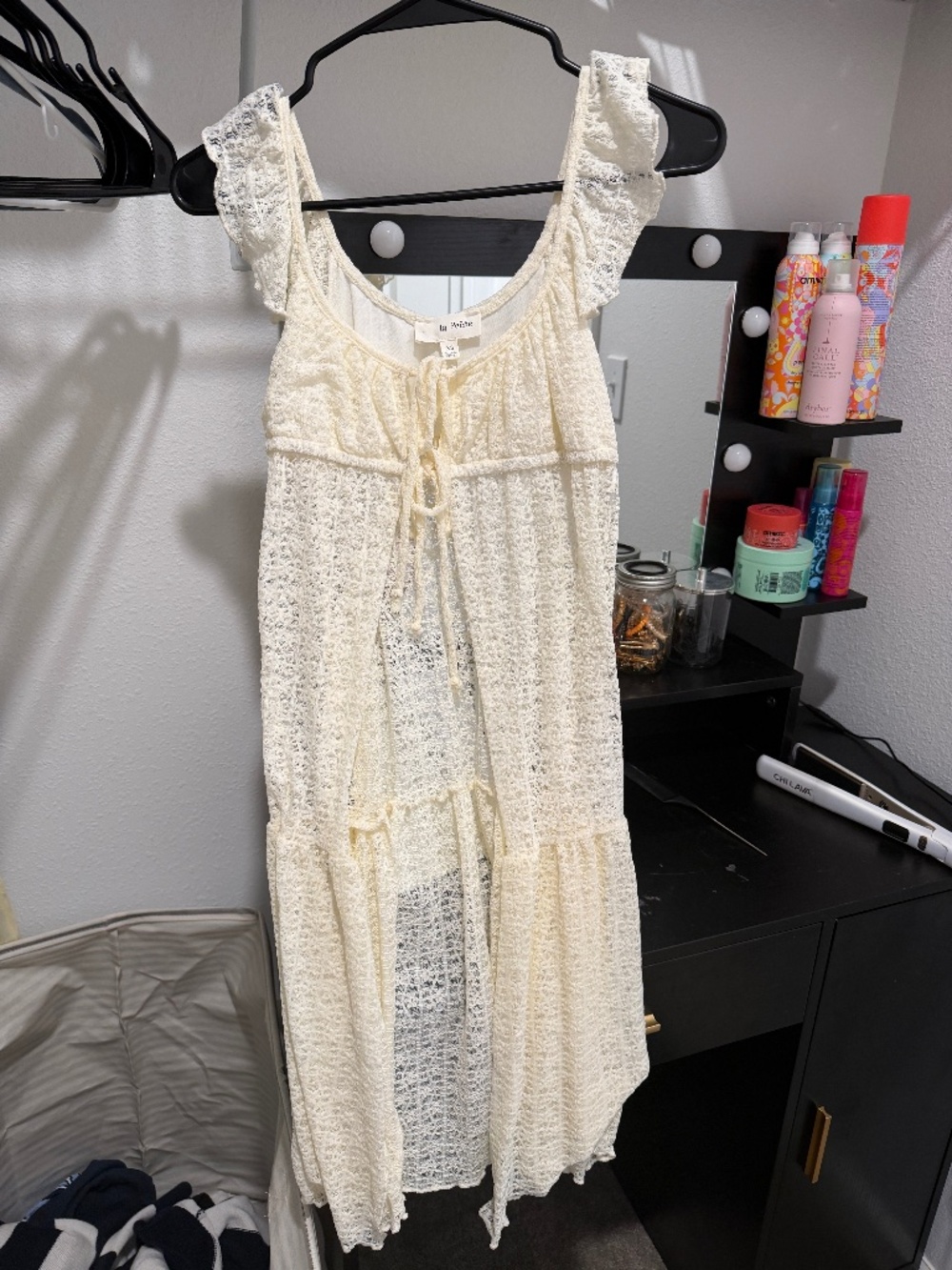 Buckle Western Lace Long Top 🤎